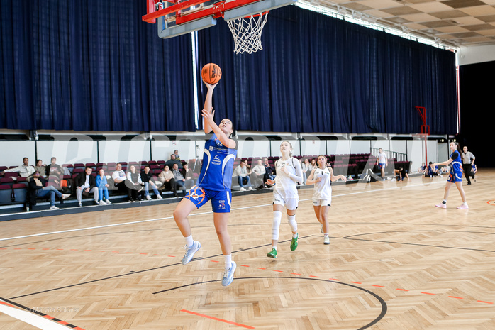 02.03.2025 Österreichischer Basketballverband 2024/25, SLWU16 Basket Flames UNION vs. DBB  Basketgirls Wels
