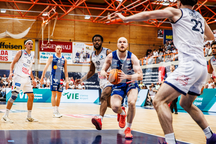 Basketball, win2day Basketball Superliga 2024/25, Playoffs Finale 2. Spiel
, BBC Nord Dragonz, Oberwart Gunners, Sebastian Käferle (7)