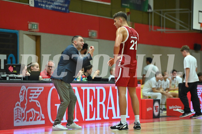 Basketball, Superliga 2024/25, Grunddurchgang 5.Runde, Flyers Wels vs. BC Vienna,
