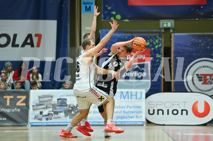 Basketball Superliga 2023/24, Grunddurchgang 10. Runde Flyers Wels, Kapfenberg,
