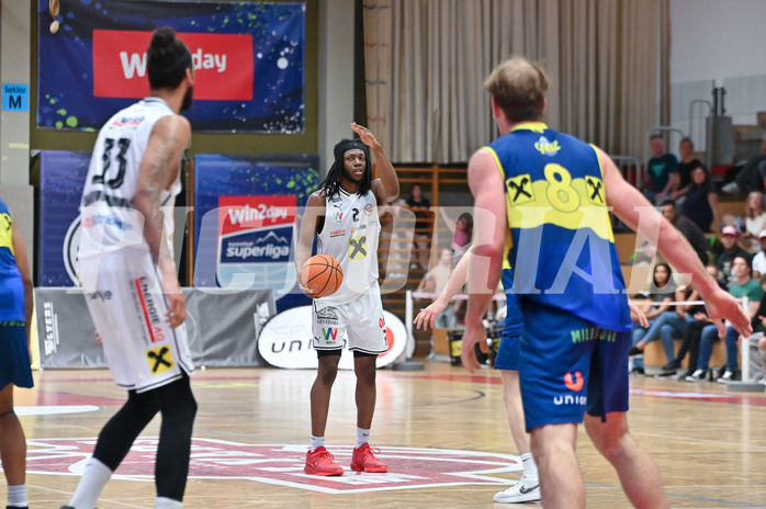 Basketball, Superliga 2024/25, 9. Plazierungsrunde, Flyers Wels vs. UBSC Graz,