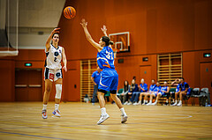 Basketball, Win2Day Basketball Damen Superliga 2023/24, Grunddurchgang 2.Runde, Vienna Timberwolves, DBB LZ OÖ, Aleksandra Novakovic (8), Eva Pichler (9)