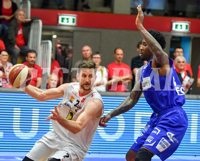 Basketball ABL 2016/17 Halbfinale Spiel 4 WBC Wels vs Gunners Oberwart