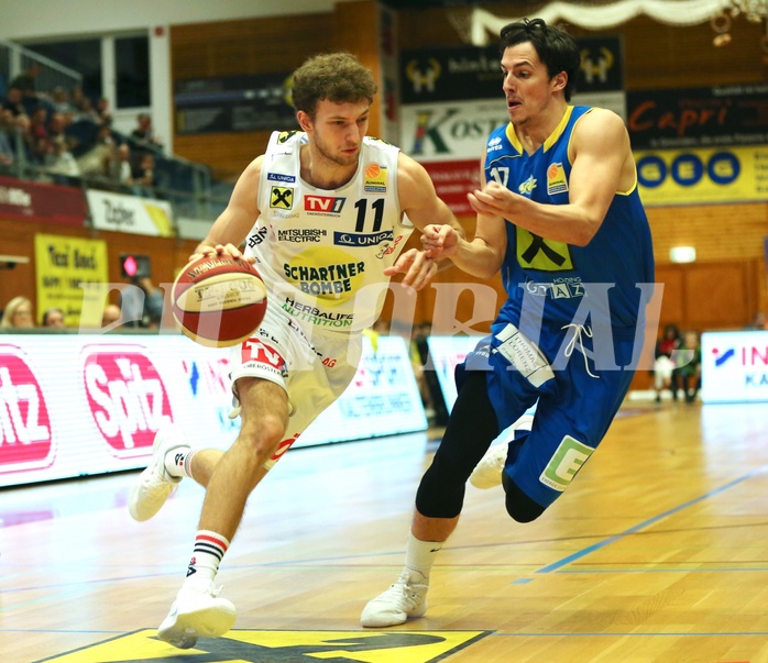 Basketball ABL 2018/19, Grunddurchgang 13.Runde Gmunden Swans vs. UBSC Graz


