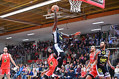 Basketball, Superliga 2024/25, Grunddurchgang 7.Runde, Flyers Wels vs. Gmunden,
