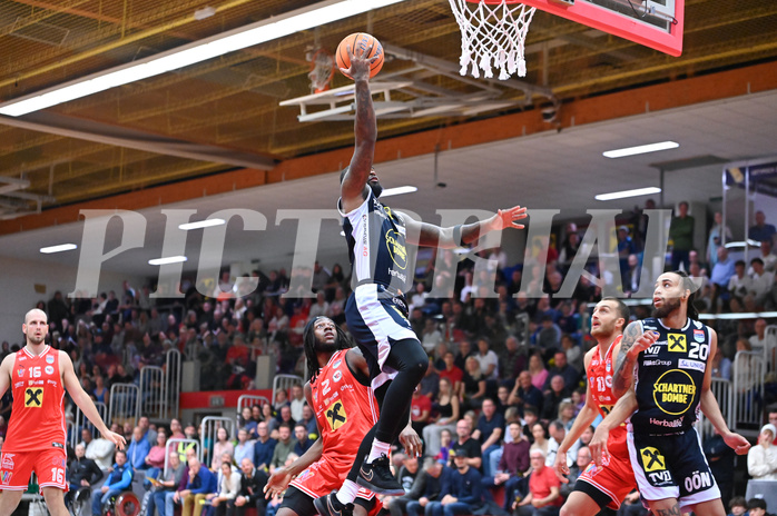 Basketball, Superliga 2024/25, Grunddurchgang 7.Runde, Flyers Wels vs. Gmunden,
