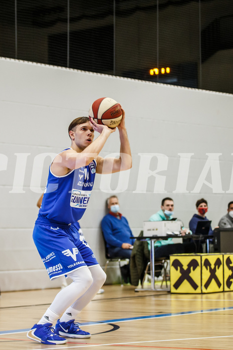 Basketball, bet-at-home Basketball Superliga 2020/21, Grunddurchgang 3. Runde, UBSC Graz, Oberwart Gunners, Jonathan Knessl (12)