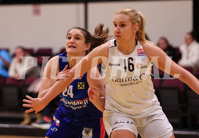 Basketball Damen Superliga 2022/23, Grunddurchgang 9.Runde Basket Flames vs. UBSC Graz



