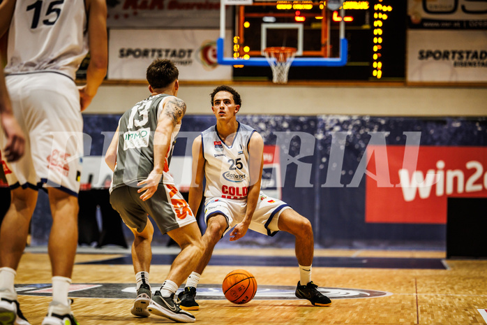 Basketball, win2day Basketball Superliga 2023/224, Grunddurchgang Runde 3, BBC Nord Dragonz, Klosterneuburg Dukes, Lukas Hahn (25)