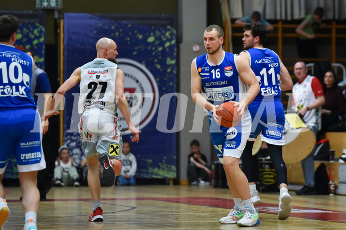 Win2Day Basketball Superliga 2022/23, 9. Plazierungsrunde, Flyers Wels, Oberwart Gunners,
