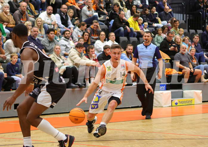 Basketball Superliga 2023/243, Grunddurchgang Spiel 5 Klosterneuburg Dukes vs. Kapfenberg Bulls