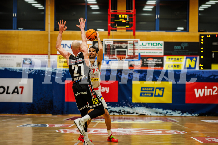 Basketball, win2day Basketball Superliga 2023/24, Grunddurchgang 21.Runde, Traiskirchen Lions, Flyers Wels, Fabricio Vay (11)