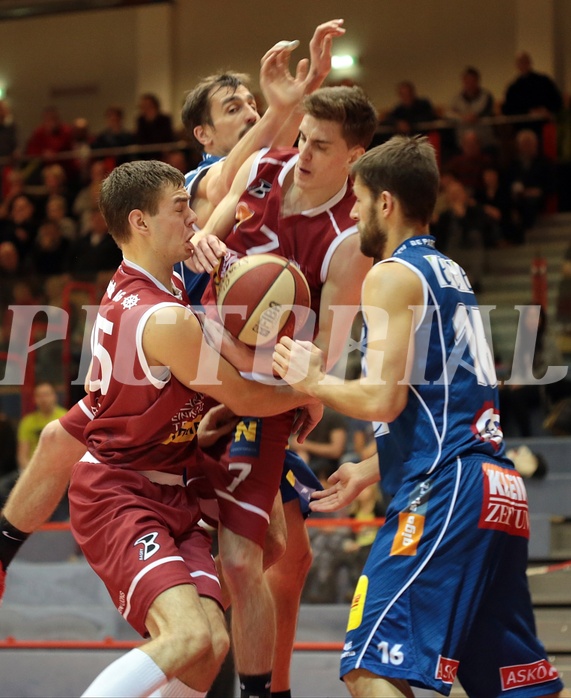 Basketball ABL 2015/16 Grunddurchgang 21.Runde Traiskirchen Lions vs. Kapfenberg Bulls