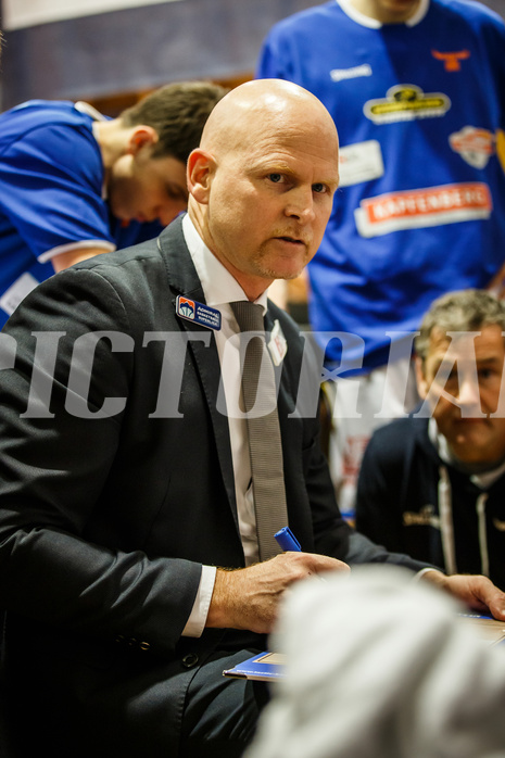 Basketball, Admiral Basketball Superliga 2019/20, Grunddurchgang 10.Runde, Kapfenberg Bulls, Oberwart Gunners, Mike Coffin (Head Coach)
