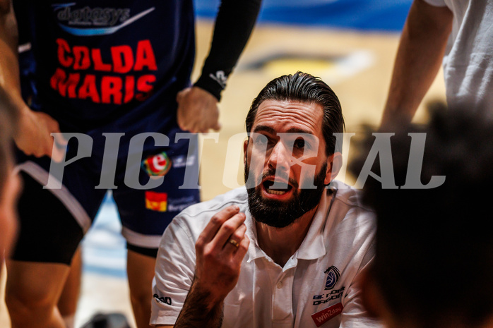 Basketball, win2day Basketball Superliga 2024/25, Grunddurchgang Runde 19, Oberwart Gunners, BBC Nord Dragonz, Felix Jambor (Head Coach)