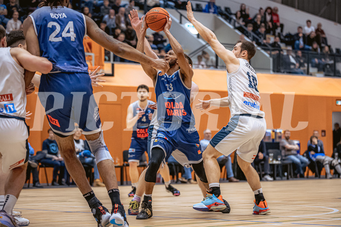 Basketball, Win2Day Superliga 2022/23, 7. Qualifikationsrunde, Vienna Timberwolves, BBC Nord Dragonz, Kyran Jordan Mc Clure (13)