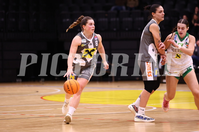 03.02.2024, Graz, Raiffeisen Sportpark, Basketball Damen Superliga 2023/24, Grunddurchgang 11.Runde, UBI Holding Graz - BK Raiffeisen Duchess Klosterneuburg ,  