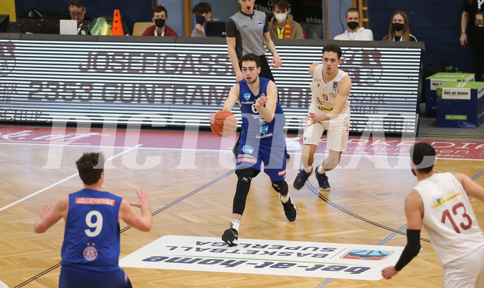 Basketball Superliaga 2021/22, Grunddurchgang 16.Runde Traiskirchen Lions vs. D.C. Timberwolves