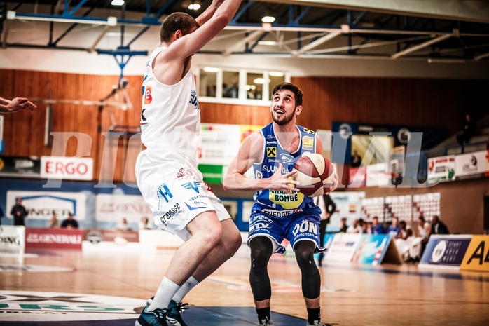 Basketball, ABL 2017/18, Grunddurchgang 31.Runde, Oberwart Gunners, Gmunden Swans, Daniel Friedrich (6)