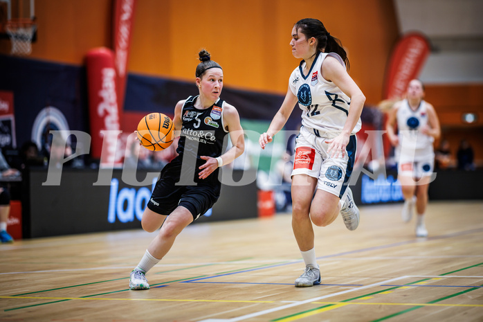 Basketball, Win2Day Basketball Damen Superliga 2023/24, Grunddurchgang 5.Runde, Vienna Timberwolves, Basket Flames, Sarah Nindl (5)