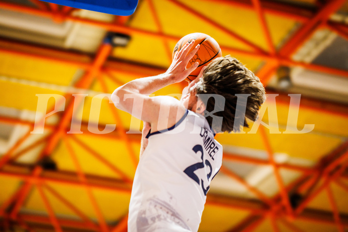 Basketball, win2day Basketball Superliga 2023/224, Qualifikationsrunde Spiel 2, BBC Nord Dragonz, Vienna Timberwolves, Dogus Demirel (23)