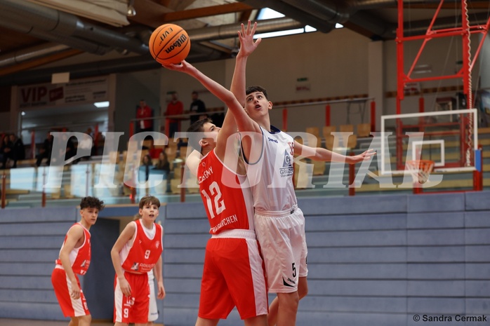 Basketball Superliga 2024/25, SLMU14 Traiskirchen Lions Academy vs. ATSE Graz



