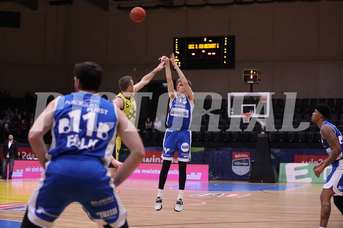 18.02.2023, Graz, Raiffeisen Sportpark Graz, Basketball Superliga 2022/23, Grunddurchgang, Runde 22, UBSC Raiffeisen Graz vs. Unger Steel Gunners Oberwart