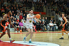 Basketball, Superliga 2023/24, Grunddurchgang 15. Runde, Flyers Wels vs. Fürstenfeld Panthers,
