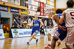 Basketball, Admiral Basketball Superliga 2019/20, Grunddurchgang 17.Runde, Traiskirchen Lions, Oberwart Gunners, Sebastian Käferle (7)