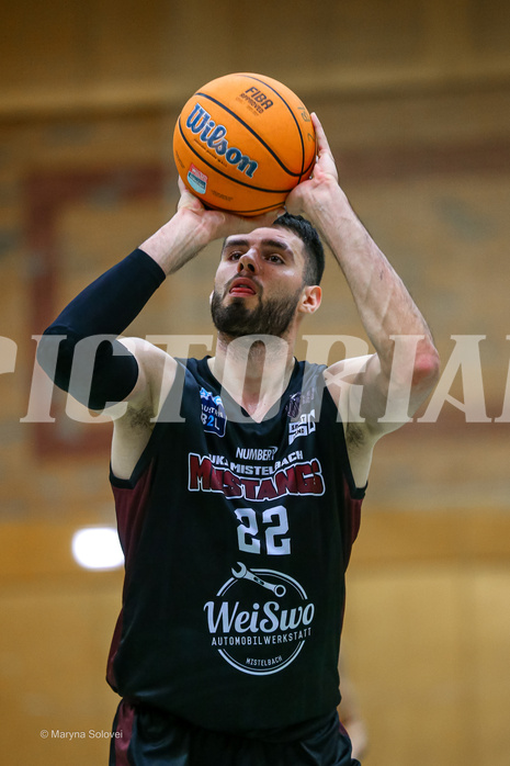 Basketball Zweite Liga 2024/25, Grunddurchgang 11.Runde Vienna United vs. Mistelbach Mustangs


