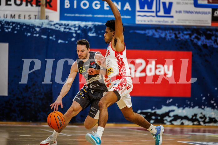 Basketball, win2day Basketball Superliga 2024/25, Grunddurchgang 12.Runde, Traiskirchen Lions, Klosterneuburg Dukes, Clemens Leydolf (9)