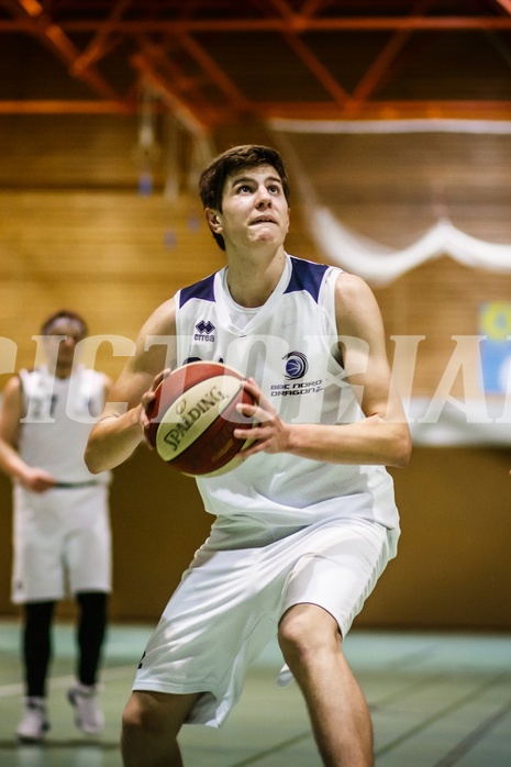 Basketball, 2.Bundesliga, Grunddurchgang 15.Runde, BBC Nord Dragonz, Mattersburg Rocks, Lukas Knor (21)