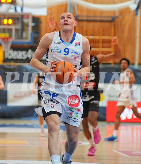 Basketball Superliga 2024/25, Playoffs, Viertelfinale Spiel 1 Oberwart Gunners vs. Kapfenberg Bulls