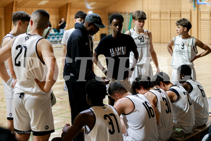 16.02.2025 Österreichischer Basketballverband 2024/25, SLMU16 Basket Flames WAT vs SG Salzkammergut