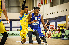 Basketball, bet-at-home Basketball Superliga 2019/20, Platzierungsrunde 3.Runde, SKN St. Pölten Basketball, Oberwart Gunners, Quincy Diggs (13)