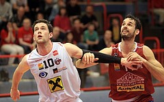 Basketball ABL 2015/16 Grunddurchgang 35.Runde Traiskirchen Lions vs. WBC Wels