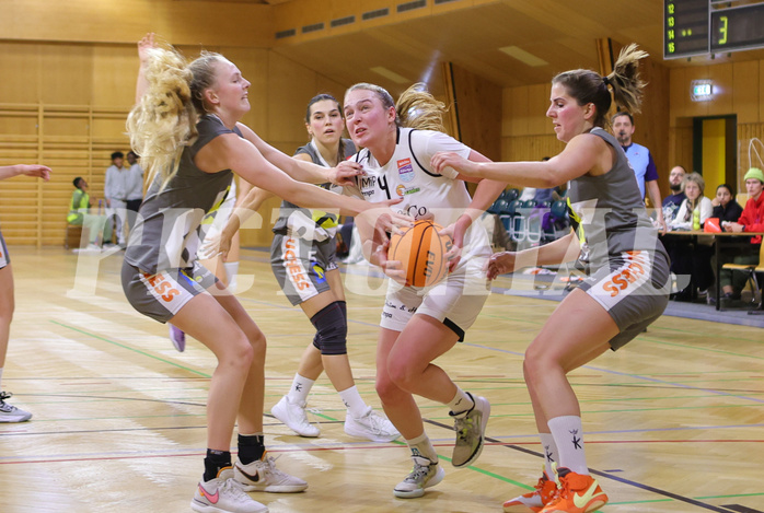 Basketball Damen Superliga 2023/24, Grunddurchgang .Runde Basket Flames vs. Duchess Klosterneuburg