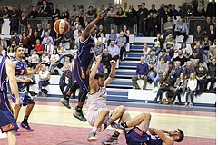 Basketball ABL 2015/16 Grunddurchgang 26.Runde  Güssing Knights vs Kapfenberg Bulls