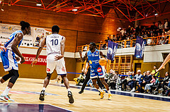 Basketball, win2day Basketball Superliga 2023/224, Grunddurchgang Runde 16, BBC Nord Dragonz, Oberwart Gunners, Munis Tutu (10)