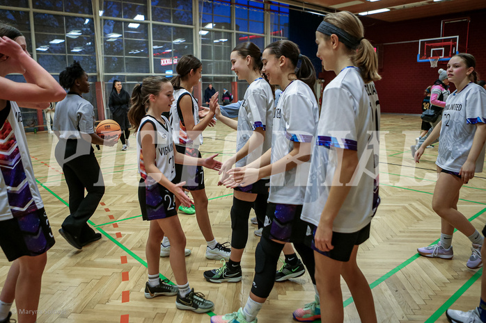 23.11.2024 Österreichischer Basketballverband 2024/25, SLWU14, Vienna United vs. VKL Vikings Swans

