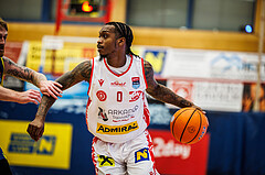 Basketball, win2day Basketball Superliga 2024/25, Grunddurchgang 18.Runde, Traiskirchen Lions, UBSC Graz, Cedric Russell (0)