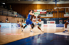 Basketball, bet-at-home Basketball Superliga 2020/21, Halbfinale Spiel 2, Oberwart Gunners, Gmunden Swans, Quincy Diggs (13)