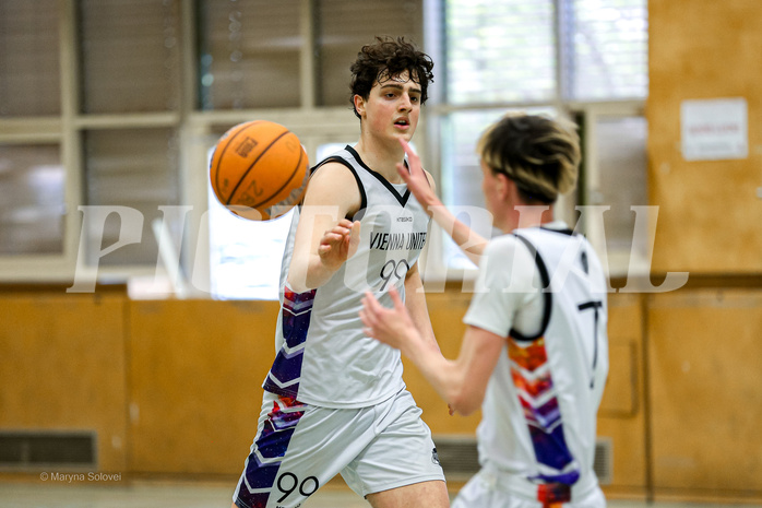 13.04.2025 Österreichischer Basketballverband 2024/25, SLMU19, Vienna United vs. SG Salzkammergut