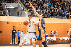 Basketball, Win2Day Superliga 2022/23, Grunddurchgang 13.Runde, Vienna Timberwolves, BK IMMOunited Dukes, Chris Vogt (33)