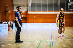Basketball, Basketball Zweite Liga 2024/25, Grunddurchgang 20.Runde, Vienna Timberwolves, Traiskirchen Lions NexGen, SR N. Allio