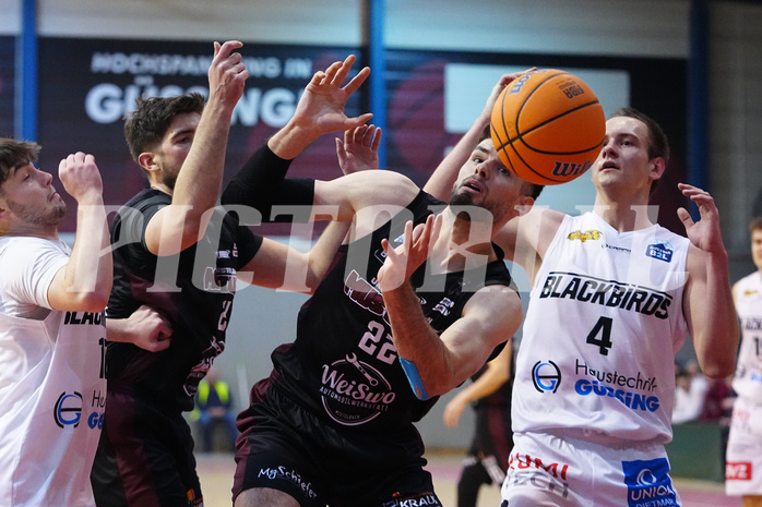 Basketball 2. Liga 2024/25, Grunddurchgang 20.Runde , Güssing vs. Mistelbach


