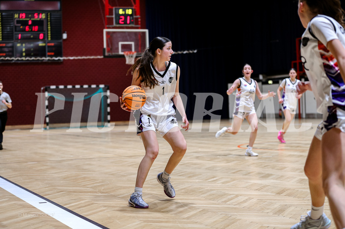 01.03.2025 Österreichischer Basketballverband 2024/25, SLWU19 Vienna United vs. DBB Basketgirls Wels