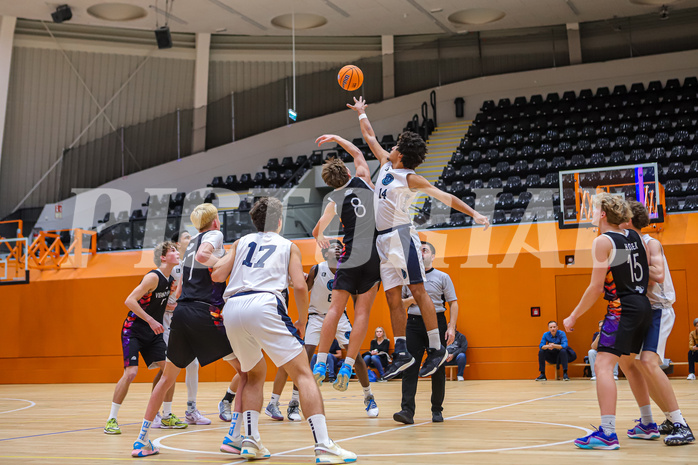 23.10.2024 Österreichischer Basketballverband 2024/25, SLMU19, Vienna Timberwolves vs. Vienna United
