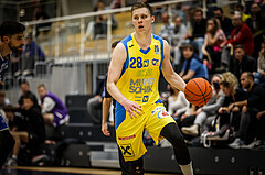 Basketball, bet-at-home Basketball Superliga 2021/22, Platzierungsrunde 9.Runde, SKN St. Pölten Basketball, Oberwart Gunners, Aapeli Alanen (23)