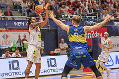 Basketball Superliga 2024/25, Playoffs, Viertelfinale Spiel 1 Gmunden Swans vs. UBSC Graz


